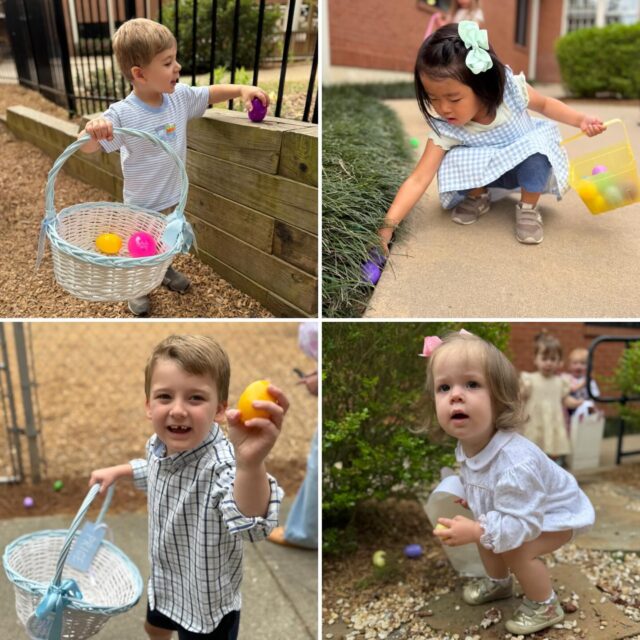 🐣 Spring brings the brightest smilies! The Toddlers, Twos and Threes experienced such joy during their egg hunts. We are wishing our community a weekend full of celebration!

REMINDER: Day School is closed tomorrow for Good Friday and next week for Spring Break. We’ll see everyone back on April 13th. 

Happy Easter and enjoy the break! 🐰🌷