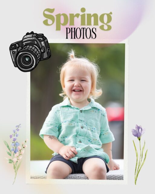 📸 THIS WEEK: Spring Photos 📸

Butterfly and Garden Room parents will take their children before school. All other classes will go with their educators during the day.