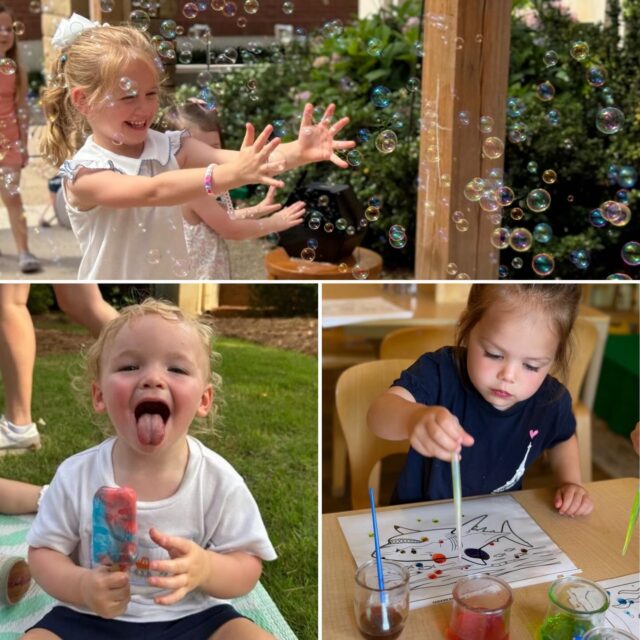 Our first week of camp was packed with experiment, discovery, and plenty of time outdoors! Our little scientists finished the week with nature collections, mixing potions, and art that felt like magic! 🔬 And, of course, Popsicle Friday is always a hit!