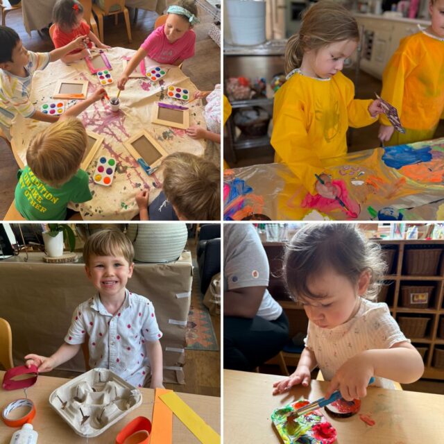 Summer Camp Week 2: Arts & Crafts! 🎨🖌️ Our little artists are hard at play, creating puppets, portraits, bracelets, clay, and collaborative pieces!