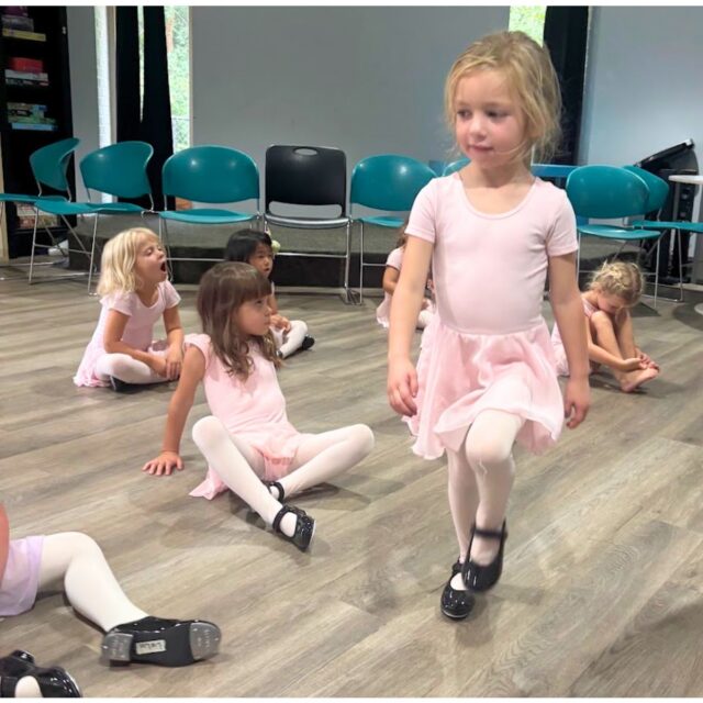 This week’s Ballet & Tap Special with Day School Educator Ms. Alex was a wonderful success! Our Pre-K aged dancers got to experience the best of both worlds in one joyful class filled with movement, music, and plenty of fun. Our little tappers explored upbeat rhythms, energetic footwork, and the exciting sounds of tap, while our budding ballerinas practiced the grace, technique, and form that are the foundation of ballet and so many other dance styles.
From tap-tap-tapping to graceful twirls, our young dancers are discovering the joy of movement, building confidence, and letting their creativity shine!