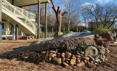 stone mosaic structure