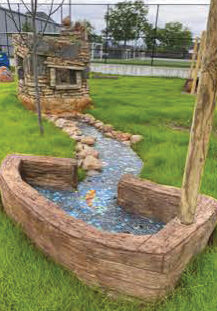 boat structure on playground